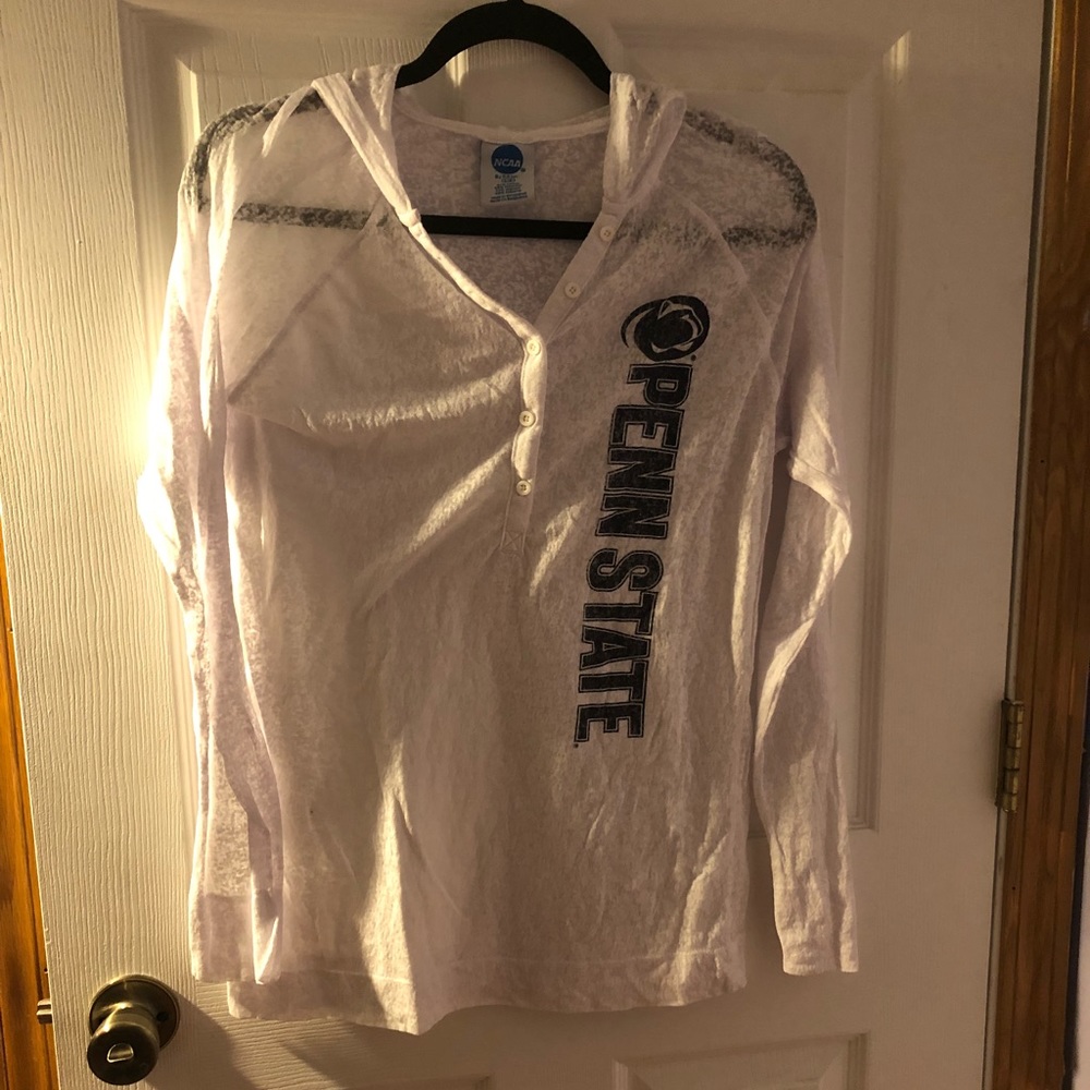 Penn State long sleeve tee with hood